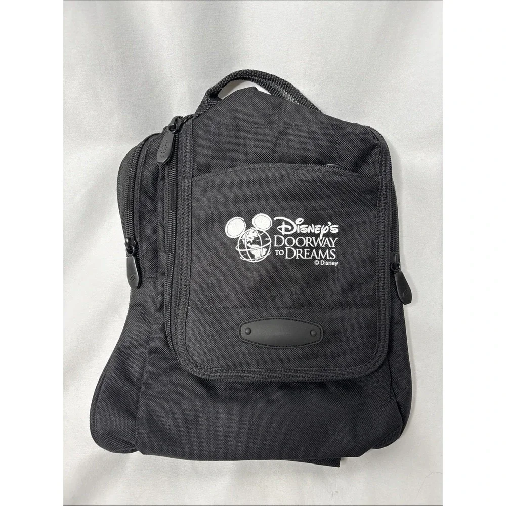 Disney's Doorway to Dreams Toiletry Makeup Bag Black Souvenir Cosmetic‎